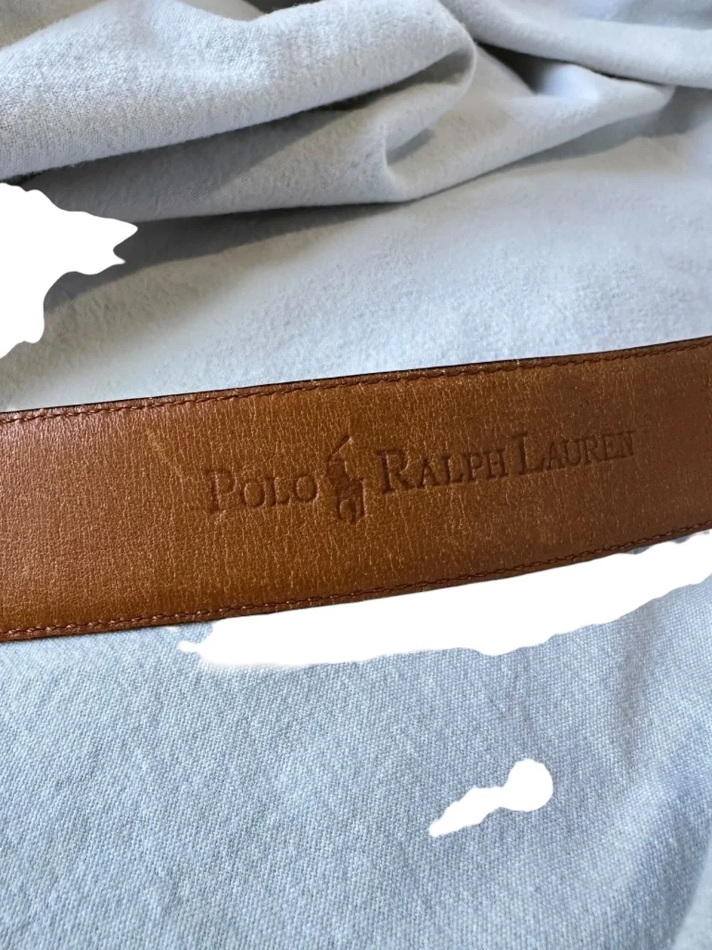 Genuine POLO Ralph Lauren Black Classic Leather Women's Dress Belt Size 38/95